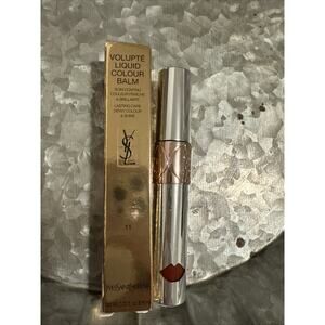 Yves Saint Laurent Volupte Liquid Colour Balm - 11 Hook Me Berry - New 🎁